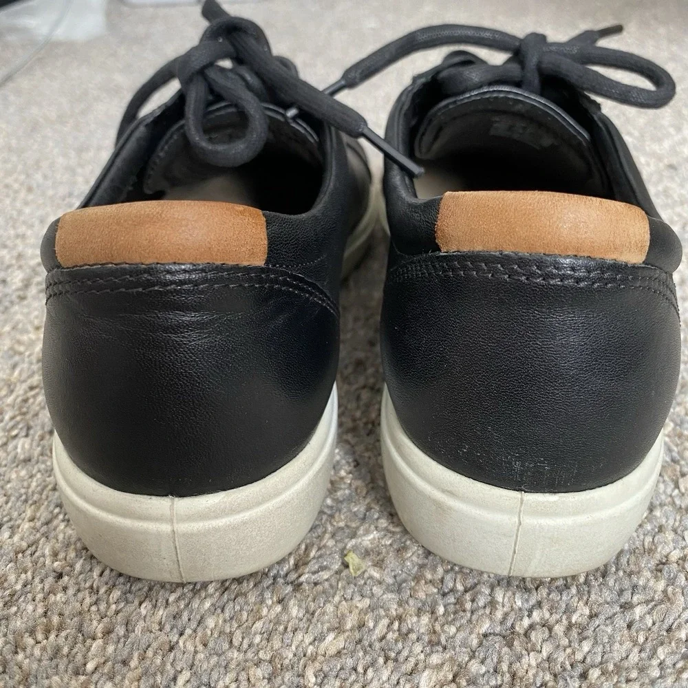 Ecco black leather
